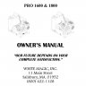 White Magic Pro-1600 and Pro-1800